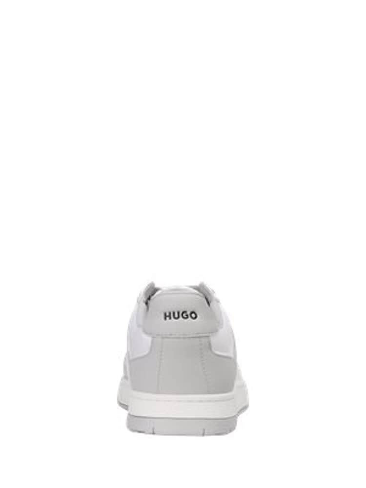 HUGO Light Grey Hadrian Trainers - Image 1 of 4