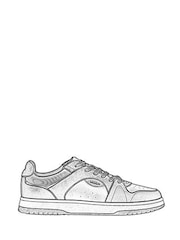 HUGO Light Grey Hadrian Trainers - Image 3 of 4