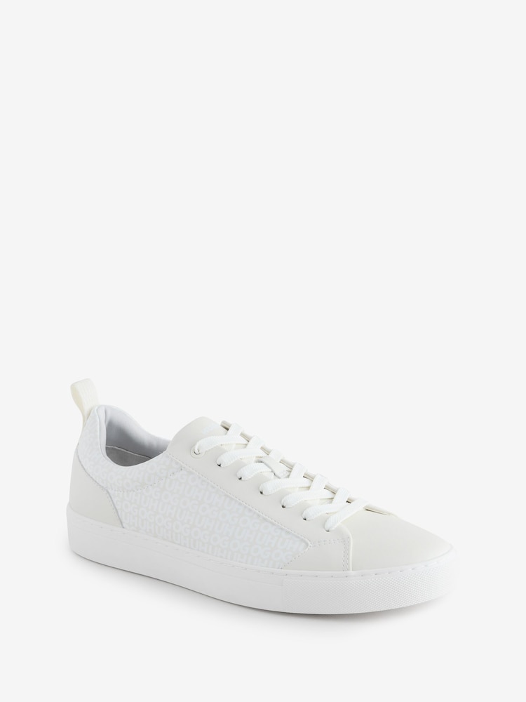 HUGO White Morrie Trainers - Image 2 of 5