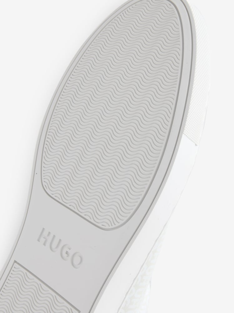 HUGO White Morrie Trainers - Image 5 of 5