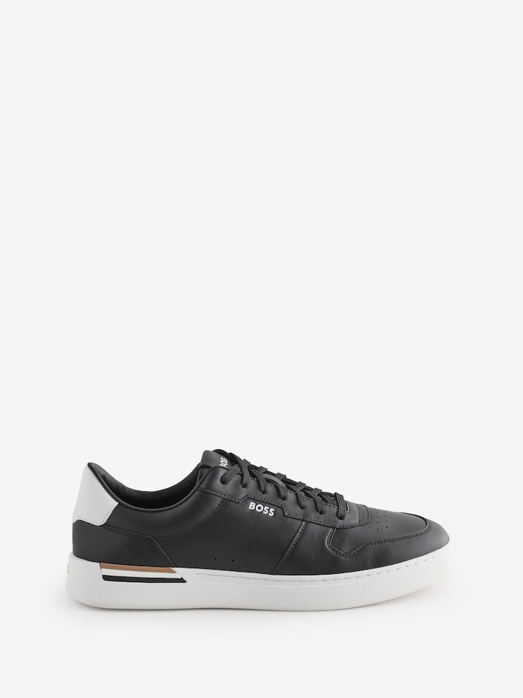 BOSS Black Clint Stripe Detail Logo Trainers - Image 1 of 10