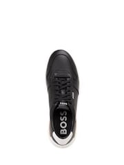 BOSS Black Clint Stripe Detail Logo Trainers - Image 6 of 10