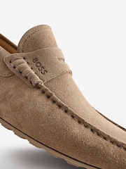 BOSS Light Brown Noel Loafers - Image 5 of 5