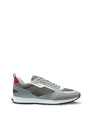 HUGO Grey Icelin Runner Trainers - Image 1 of 12