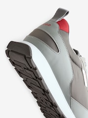 HUGO Grey Icelin Runner Trainers - Image 10 of 12