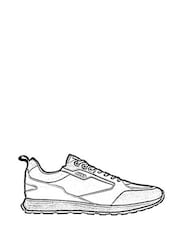 HUGO Grey Icelin Runner Trainers - Image 11 of 12