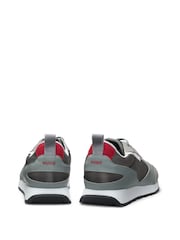 HUGO Grey Icelin Runner Trainers - Image 4 of 12