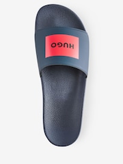 HUGO Blue Logo Sandals - Image 2 of 4