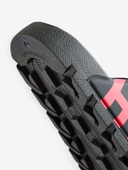 HUGO Black Logo Sandals - Image 3 of 4