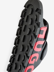 HUGO Black Logo Sandals - Image 4 of 4