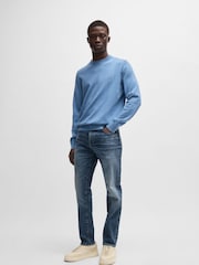 BOSS Blue Tapered Fit Onyx Denim Jeans - Image 3 of 5