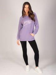 Pineapple Purple Womens Oversized Monster Sweatshirt - Image 3 of 7