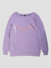 Pineapple Purple Womens Oversized Monster Sweatshirt - Image 6 of 7