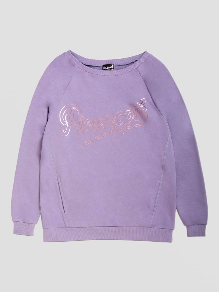Paars - Pineapple oversized monster-sweater voor dames - Image 6 of 7