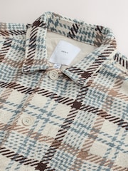 Ecru Check Twill Shacket - Image 13 of 13