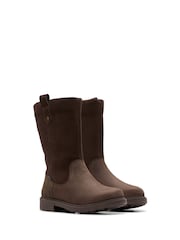 Clarks Brown Astrol Zip Shoes - Image 5 of 7