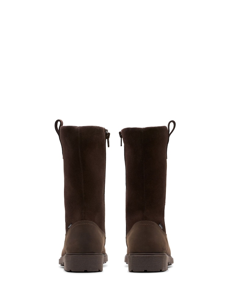 Clarks Brown Astrol Zip Shoes - Image 7 of 7