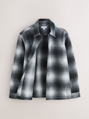 Monochrome Ombre Check Shacket - Image 6 of 8