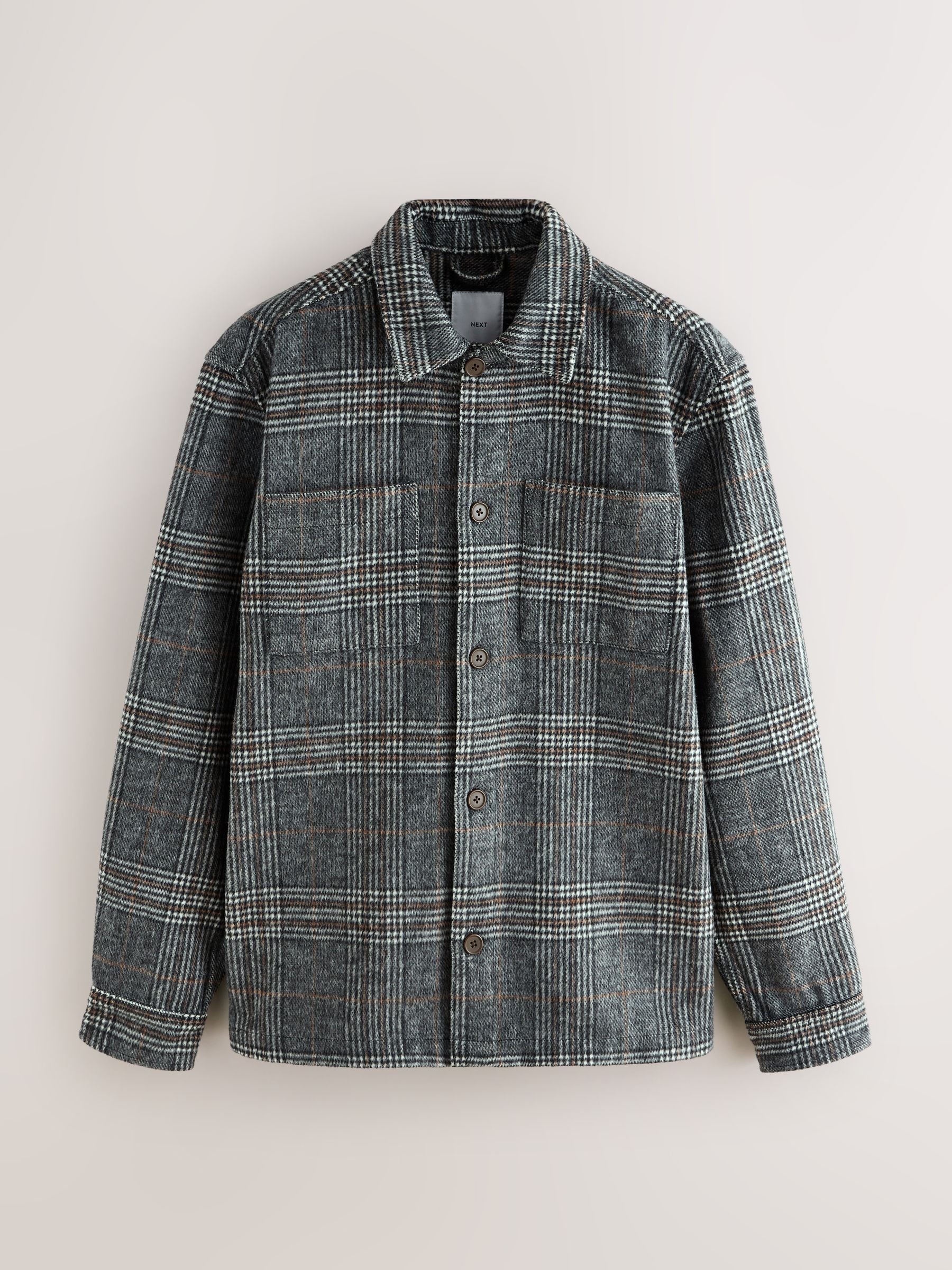 Buy Grey Check Shacket from Next USA
