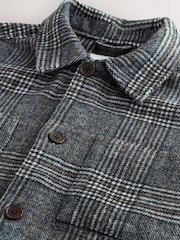 Grey Check Shacket - Image 8 of 9