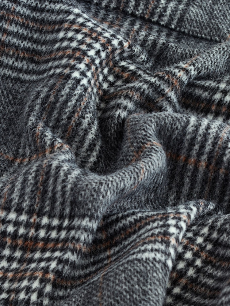 Grey Check Shacket - Image 9 of 9 Grey Check Shacket - Image 9 of 9