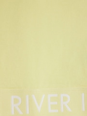 River Island Buttermilk Yellow Girls Waistband Top and Skort Set - Image 3 of 5