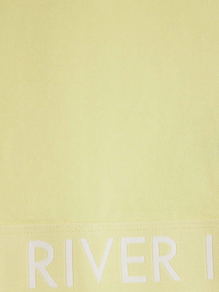 River Island Buttermilk Yellow Girls Waistband Top and Skort Set - Image 5 of 5