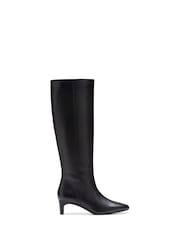 Clarks Black Clarks Edina Tall Boots - Image 1 of 7