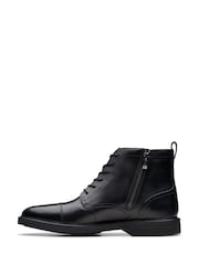 Clarks Black Aldwin Cap Boots - Image 2 of 7
