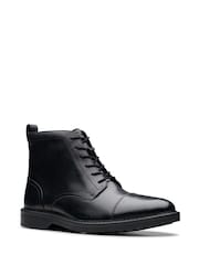Clarks Black Aldwin Cap Boots - Image 4 of 7