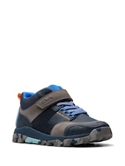Clarks Black Steggy 2 Glow Shoes - Image 3 of 8