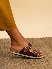 Lunar Belinda Brown Sandals - Image 1 of 3
