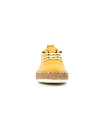 Lunar Yellow Evie Mustard Lea. Plimsoll Shoes - Image 6 of 8