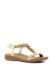 Lunar Buxton Beige Sandals - Image 3 of 3