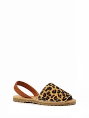 Lunar Animal Azura Leopard Print Sandals - Image 2 of 2