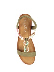 Lunar Green Clemont Sandals - Image 6 of 7