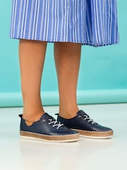 Lunar Evie Lea. Plimsoll Shoes - Image 1 of 9