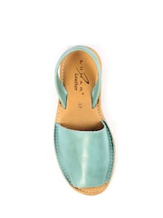 Lunar Amara Turquoise Lea. Sandals - Image 6 of 9