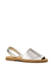 Lunar Ameera Silver Lea. Sandals - Image 2 of 2