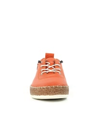 Lunar Orange Evie Leather Plimsoll Shoes - Image 4 of 8