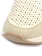 Lunar Barcelona Beige Wedge Trainers - Image 9 of 9