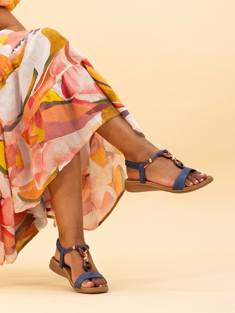 Lunar Blue Brava Sandals - Image 1 of 2