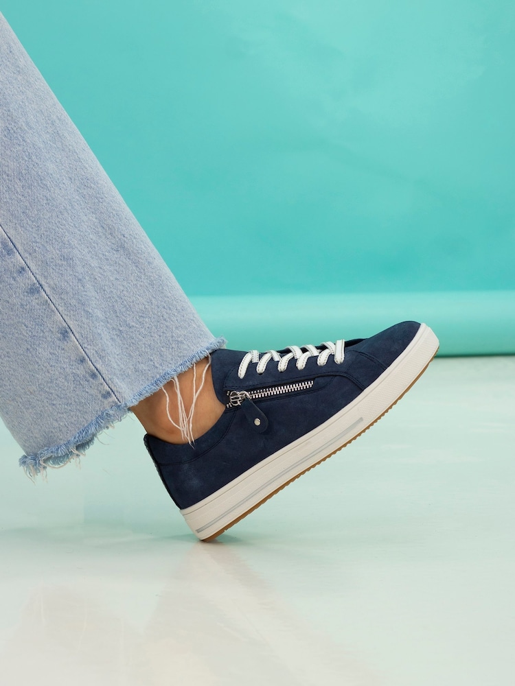 Lunar Athens Blue Trainers - Image 2 of 9