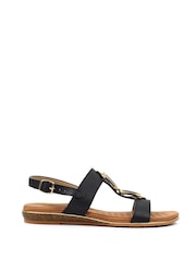 Lunar Darcy Black Sandals - Image 3 of 9