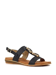 Lunar Darcy Black Sandals - Image 4 of 9