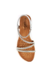 Lunar Silver Cortez Silver Sandals - Image 7 of 8