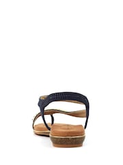Lunar Blue Asia II Navy Sandals - Image 8 of 10