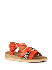 Lunar Orange Carla Sandals - Image 5 of 10