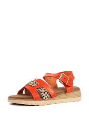 Lunar Orange Carla Sandals - Image 6 of 10
