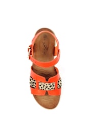 Lunar Orange Carla Sandals - Image 9 of 10